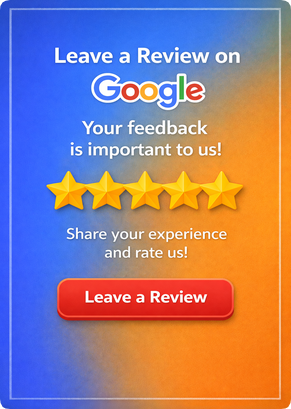 Rate us on Google ⭐⭐⭐⭐⭐