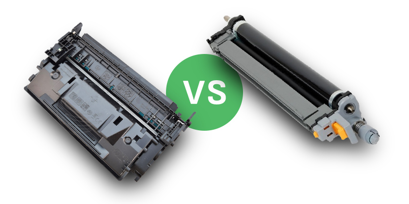 The difference between the toner cartridge and the drum unit &ndash; a common source of confusion